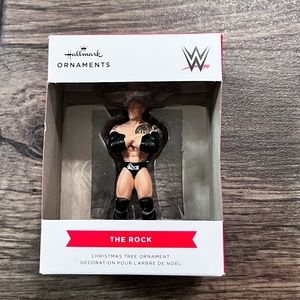 WWE The Rock Walmart exclusive Hallmark ornament